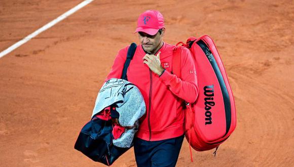 Roger Federer se retiró de Roland Garros. (Foto: AFP)