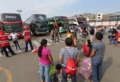 Carretera Central: restringen salida de buses por bloqueo en La Oroya