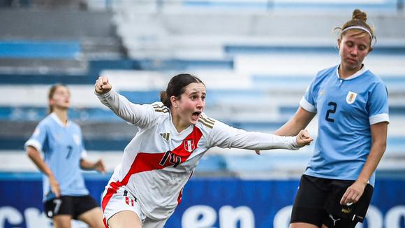 El gol de Valerie Gherson en el Perú vs. Uruguay (Fuente: DSports+)