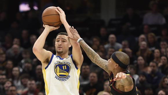 Cleveland Cavaliers cayó en casa ante los vigentes campeones de la NBA Golden State Warriors. El partido se definió en la segunda mitad del juego. (Foto: Reuters)
