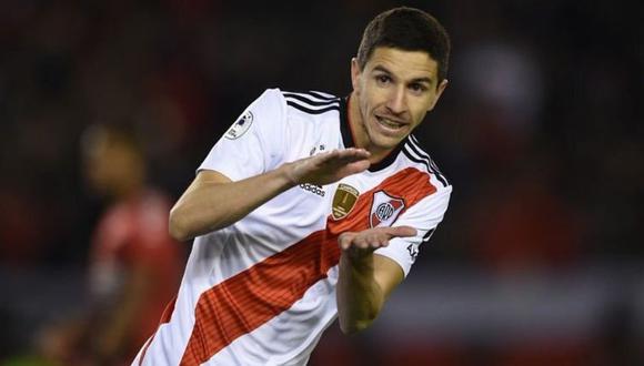 'Nacho' Fernández y el gol de la esperanza para River tras gran jugada personal de Martínez Quarta | VIDEO. (Foto: AFP)