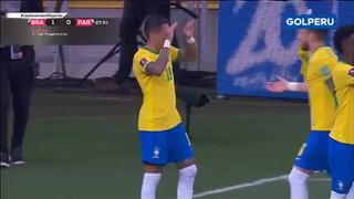 Raphinha por fin pudo celebrar: anotó el 1-0 del Brasil vs. Paraguay | VIDEO