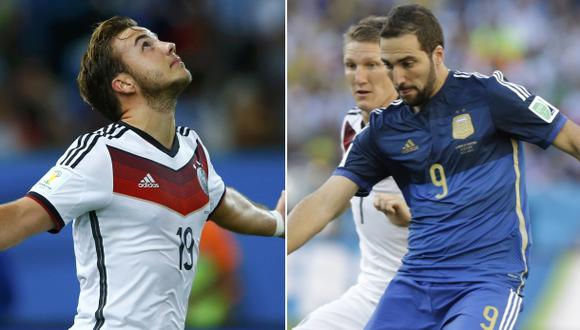 Alemania vs. Argentina: así alinearían ambos países