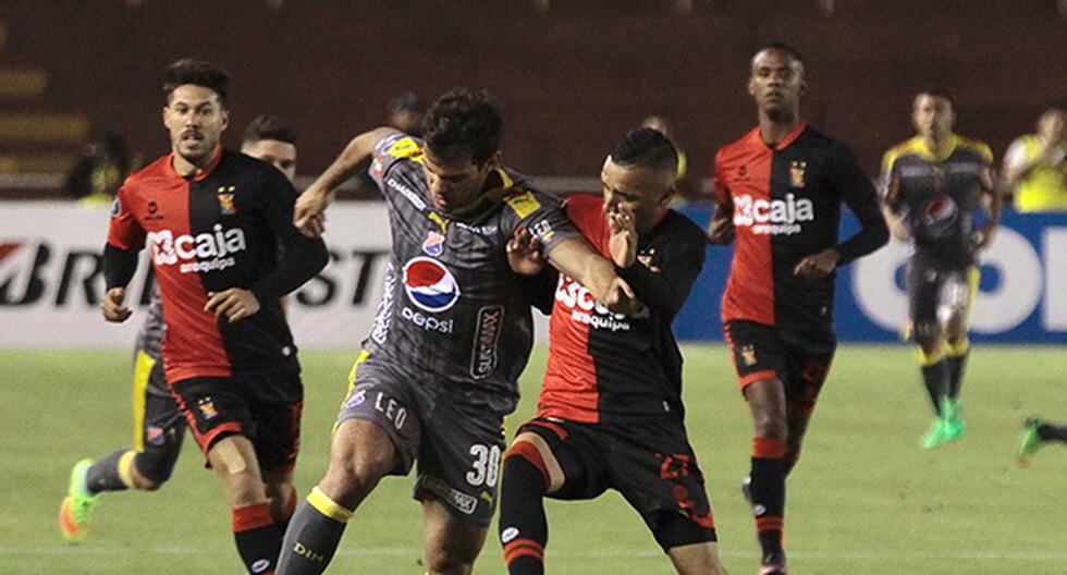 Melgar quedó al borde de la eliminación tras caer con Independiente de Medellín en condición de local. (Foto: EFE)