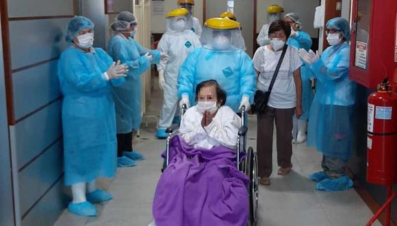 Anciana de 97 años vence al coronavirus en una clínica de Trujillo (Foto: Clínica San Pablo)