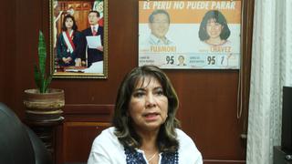 Martha Chávez no descarta postular con Fuerza Popular al Congreso en el 2020