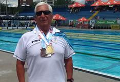 Nadador peruano de 85 años ganó 5 medallas en el Masters de Budapest