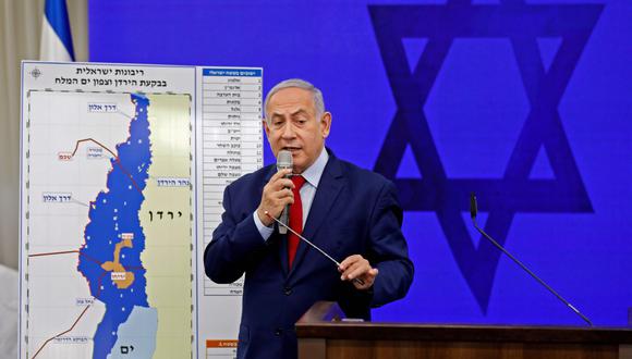 Benjamin Netanyahu promete anexar parte estratégica de Cisjordania si es reelecto como primer ministro de Israel. (AFP).