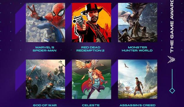 El 2018 ha sido un año marcado por grandes lanzamientos. A continuación, los seis nominados. (Foto: The Game Awards 2018 )