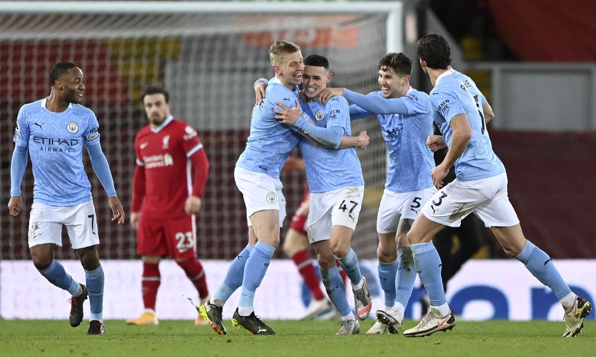 Liverpool vs. Manchester City: las imágenes del duelo en Anfield | Foto: AP