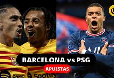 Apuestas en vivo, Barcelona vs PSG: pronóstico y cuotas online del partido por Champions League