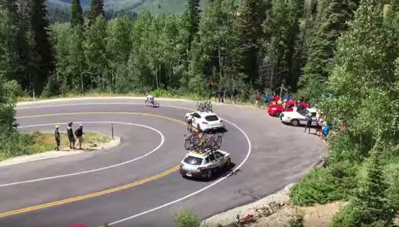 Ciclista sufrió brutal accidente en Tour de Utah [VIDEO]