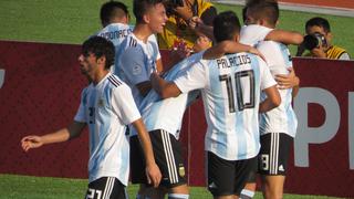 Argentina goleó a Paraguay y clasificó al Mundial Sub 17