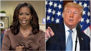 “No estaría acá si no fuera por su esposo”: la dura respuesta de Donald Trump a los ataques de Michelle Obama