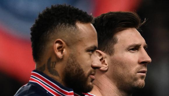 Lionel Messi y Neymar son las figuras del PSG. Ambos tuvieron un inicio de temporada muy irregular. (Foto: AFP).