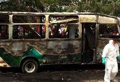 Incendio en bus deja al menos 30 niños muertos en Colombia