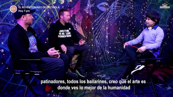 Entrevista de Bruno Pinasco con los integrantes de Coldplay