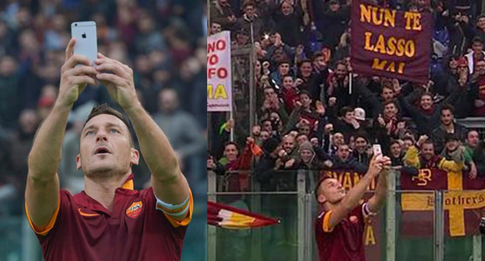 Totti es leyenda en la Roma. (Foto: Difusión / Twitter AS Roma)