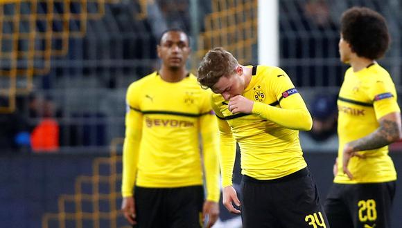 Borussia Dortmund se despidió de la Champions League en octavos de final. Cayó en las dos llaves a manos de Tottenham. (Foto: AFP)
