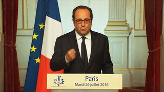 Hollande llama a unidad en Francia tras nuevo ataque yihadista