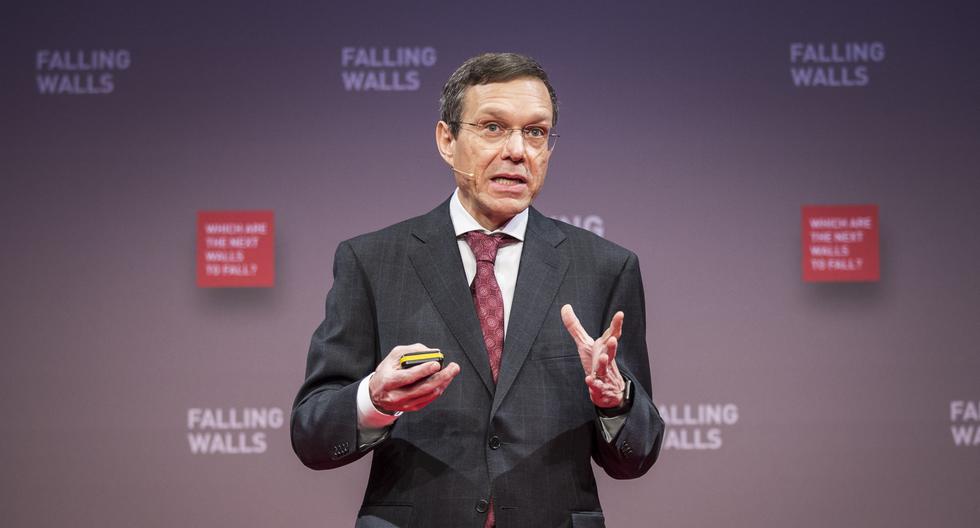 Abraham 'Avi' Loeb en la Falling Walls Conference de Berlín, en el 2018 (Foto: Florian Gaertner/ photothek/ Falling Walls / cfa.harvard.edu)