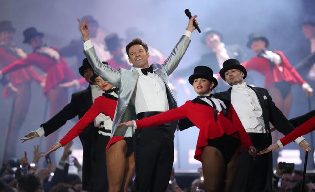 Hugh Jackman en los Brit Awards 2019 (Foto: AFP)