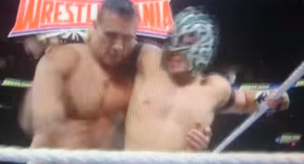 Así fue la acción entre el mexicano Alberto Del Rio y Kalisto en Fastlane de WWE. (Foto: Captura Video YouTube)