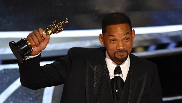 El actor Will Smith ganó el Oscar a Mejor actor por "King Richard". (Foto: AFP)