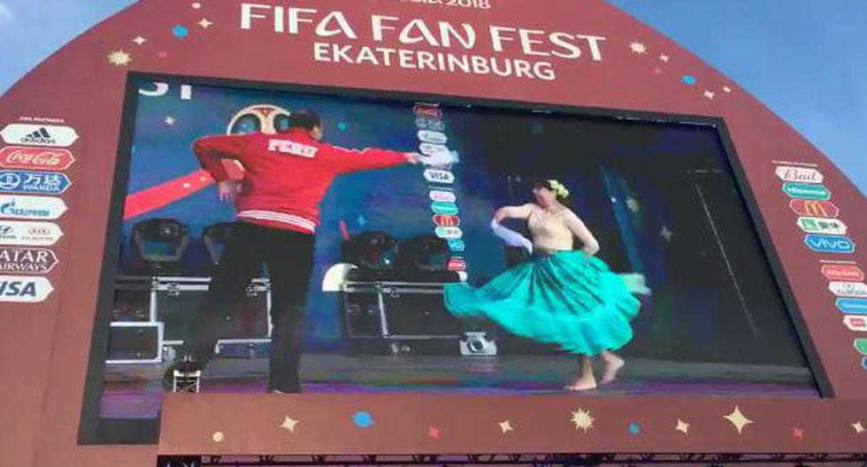 En la previa del partido entre las selecciones de Perú y Francia, la marinera se lució en el FIFA Fan Fest de Ekaterimburgo. (Video: Shigueru Sakuda)