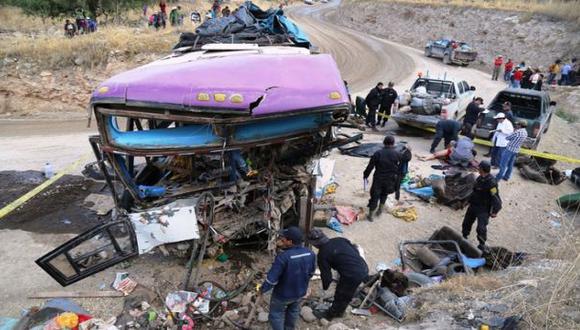 Accidentes vehiculares en Apurímac y Pasco dejaron 8 muertos