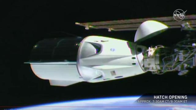 El módulo Dragon se acopló con éxito a la Estación Espacial Internacional (Foto: NASA)