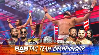 WWE Raw: Andrade y Ángel Garza enfrentarán a Street Profits por los títulos en pareja en Summerslam