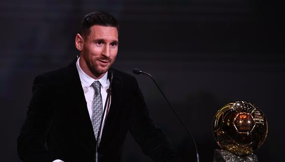 Lionel Messi ganó su sexto Balón de Oro | Foto: AFP