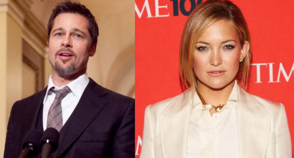 Habría sido la madre de Kate Hudson quien confirmó el romance con el Brad Pitt (Foto. Getty)