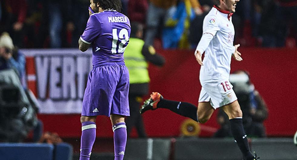 Sevilla venció al Real Madrid con un par de goles en la agonía del partido. (Foto: Getty Images)