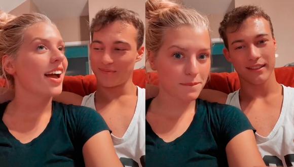 TikTok: joven pareja explica por qué no se besa y causa reacción viral en redes; ¿cuál es el motivo?  | Composición: @kaytlin.oneall / TikTok