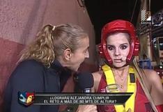 Natalia Málaga carajeó a Alejandra Baigorria en Reto de Campeones