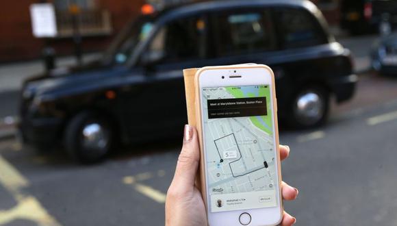 Uber tiene 45.000 conductores y 3,5 millones de clientes en la capital británica. (Foto: AFP)