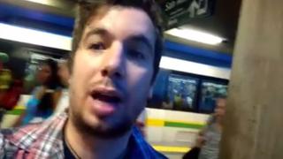 El hombre que fue acosado sexualmente en el metro de Colombia