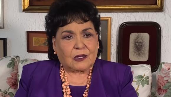 Carmen Salinas siempre se ha caracterizado por compartir sus experiencias con sus seguidores. (Foto: YouTube)