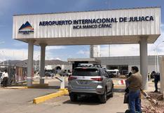 Aeropuerto de Juliaca: Se prevé un periodo de hasta 30 días para una reapertura de las operaciones comerciales