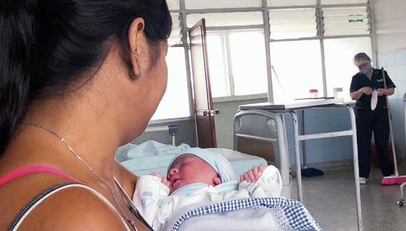 Noralcy es una de las madres venezolanas que concibieron a su hijo en el hospital de Cúcuta. ("El Tiempo", GDA)