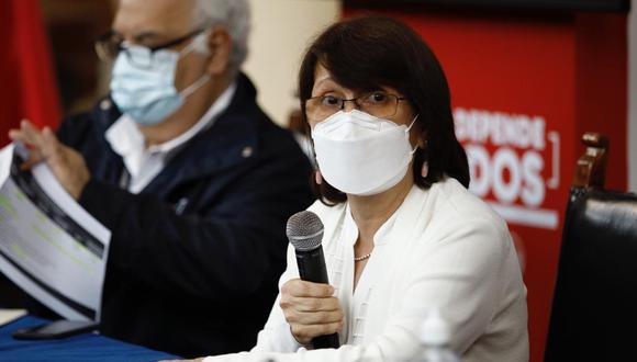 Congresista pide que la Ministra de Salud dé explicaciones por el caso de difteria. (Foto: Joel Alonzo/ @photo.gec)