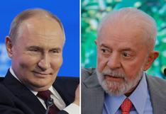 Lula dice a Putin que defiende inclusión de Rusia en reuniones de paz en Ucrania