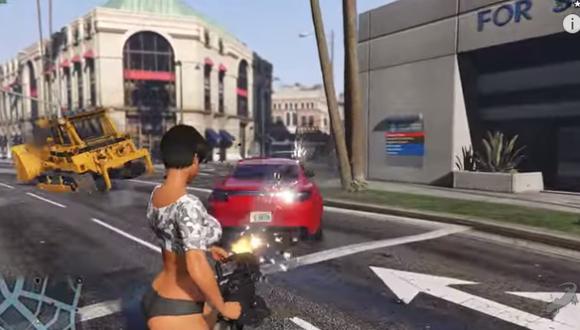 YouTube: Prepárate para disparar autos en Grand Theft Auto V