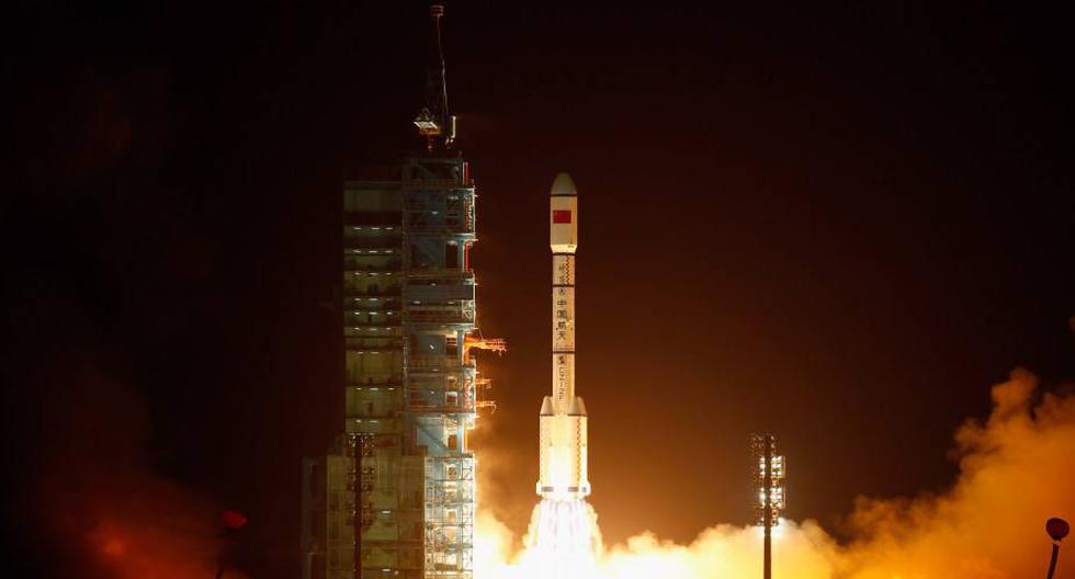 El Tiangong-1 es un módulo de diez metros de longitud y 8,5 toneladas de peso. Fue lanzado en 2011 y está sin control desde hace meses en el espacio. (Foto: Getty Images)