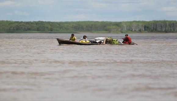 Tres distritos de Loreto en riesgo por nivel del río Marañón