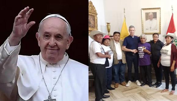 El papa Francisco envió un emotivo mensaje a los miembros de la comunidad campesina de Catacaos. (Foto: Composición)
