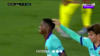 Ansu Fati marca el cuarto y sentencia el triunfo de Barcelona ante Villarreal