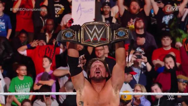 AJ Styles derrotó a Jinder Mahal. (Foto: WWE)